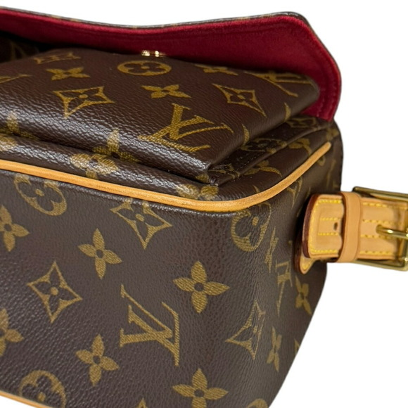 LOUIS VUITTON Authentic Brown Monogram Canvas Shoulder Bag - Picture 10 of 15